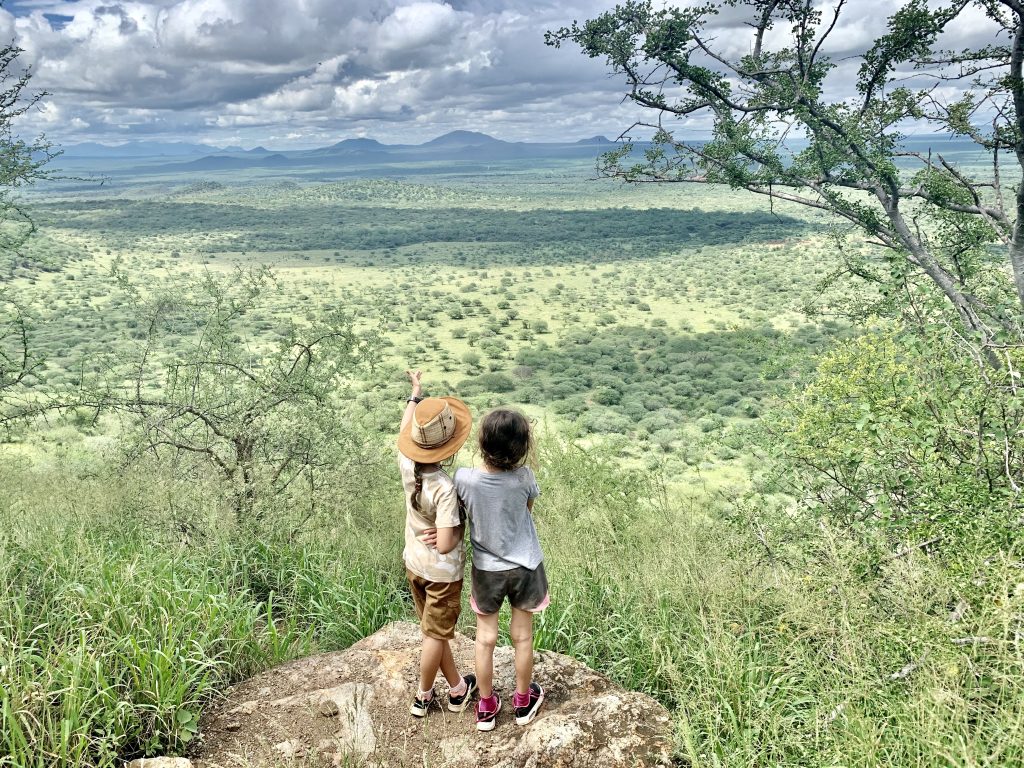 bambini in safari
